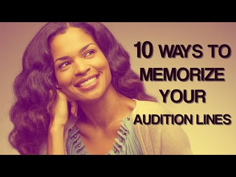 10 Ways to Memorize Your Audition Lines