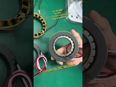 Custom Potting Frameless Brushless Motors #motor #brushlessmotor #bldcmotor #dcmotor #wholesale