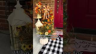🍁Easy Fall Front Porch Decorating Ideas | FALL FRONT PORCH DECOR | Decorate with Me | Fall Decor