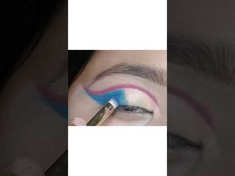 eyelook for pink and blue outfits II #bluepinkeyelook#sasha_beaty
