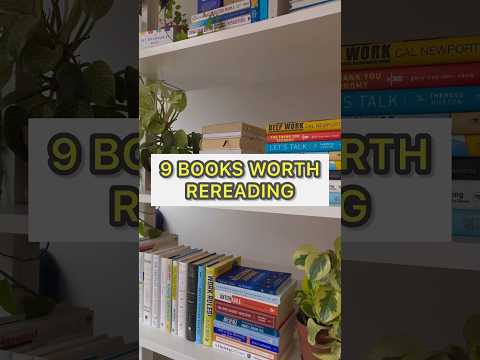 9 Books Worth Rereading | Books and Motivation