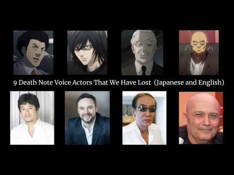 Tribute to Death Note Voice Actors Who Have Passed Away (Japanese and English VAs)