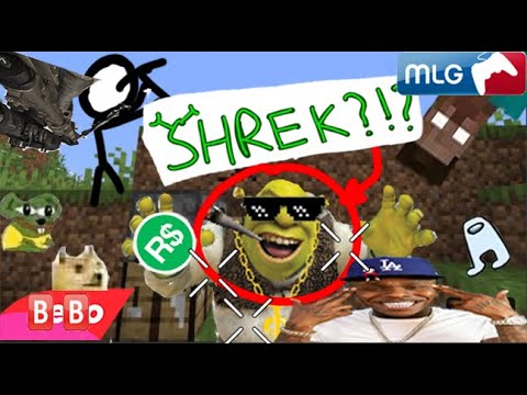 Finding Shrek in Minecraft?!? (Gone Wrong) (Gone Violent) (Gamer Moment!)
