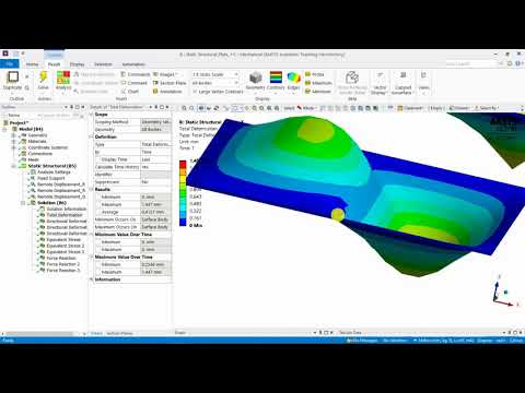 고민되는 경계조건! Remote Displacement 써보기 2편  / 초보를 위한 ANSYS Workbench 구조해석 / Behavior, Rigid, Deformable