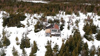 Remote Off Grid Cabin in the Newfoundland Wilderness