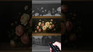 The Art Corner TV 4K | Gold framed vintage | Screensaver TV | #framedart #flowers