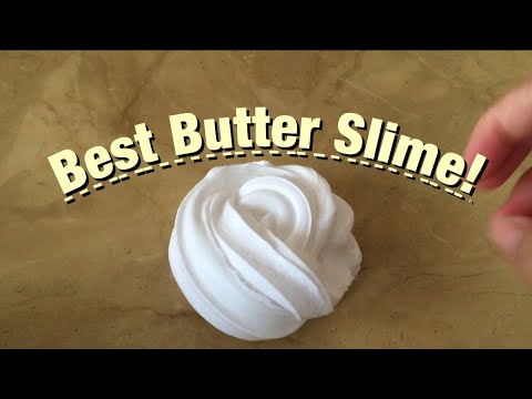 PERFECT BUTTER SLIME BASE! Marshmallow Cream Slime!