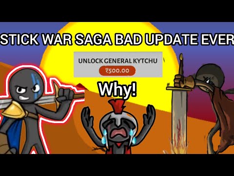 Stick war saga bad update ever i played 2v2 match while not updating