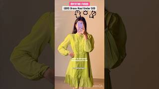 Myntra Dress Haul Under 600!  #youtubeshorts  #trending #eors #myntrasale #shortsfeed #shorts