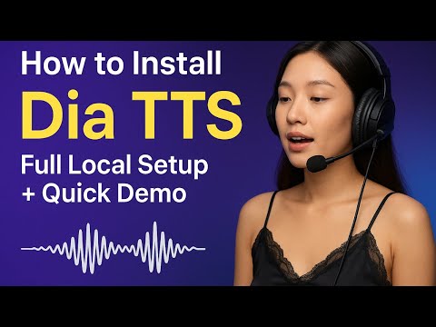 How to Install Dia TTS on Windows | Full Local Setup + AI Dialogue Demo