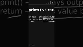 Print Vs Returns In Python | Python In Hindi #coding