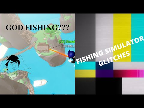 Roblox Fishing simulator glitches +  God Fishing??!!