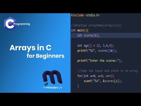 Arrays in C for Beginners