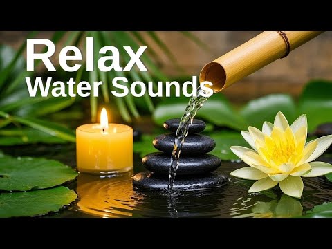 Sound of Water and Relaxing Music 🪴 Peace of Mind, Healing, Stress Relief