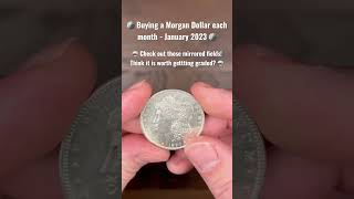 🪙Buying a Morgan Dollar Each Month - January 2023 #shorts #coincollecting #morgandollar #silver