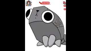 How to Draw Pebble #shorts #dandysworld #drawing