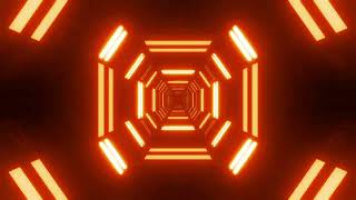 Neon futuristic tunnel