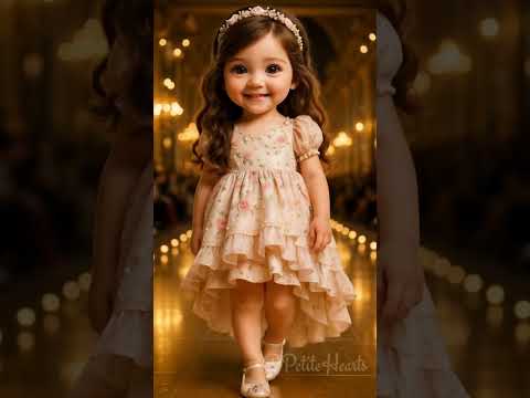 🌸 Tiny Fashion Show, Huge Heart! #shorts #cute #ai #Fashion#shortvideo @PetiteHearts