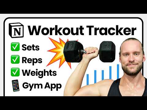 Get Your GYM-TESTED Notion Workout Tracker | Tutorial + Free Template