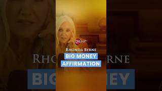 Big money affirmation | Rhonda Byrne | Secret Shorts