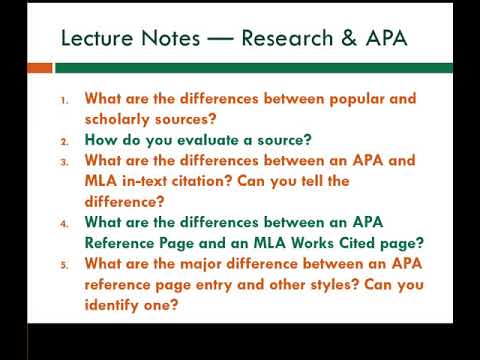 BCOM APA & Research in JSOM