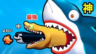 広告でよく見る魚の食べるゲームみたいなのやったら何か変だった。【 Fish Evolution 】