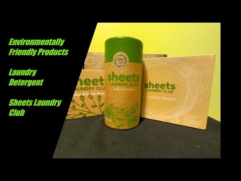 Environmentally Friendly Products - Laundry Detergent - Sheets Laundry Club