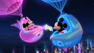 Mickey and Minnie Neon Hover Balloon Pods