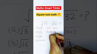 Square root math 🔥