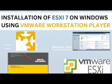 How to install VMware ESXi 7 on Windows | Install ESXi 7 on Laptop using Virtualization. #vmware