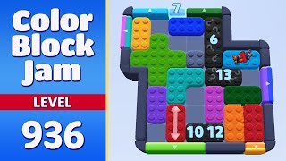 Color Block Jam Level 936 (937) | Every Puzzle Solved! 🎯
