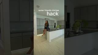 Renter friendly kitchen hack | kitchen backsplash ideas  | everythingeryn | #kitchen #renterfriendly