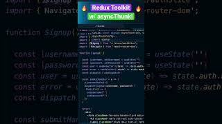 🔥 Redux Toolkit asyncThunk in 60 seconds 🔥
