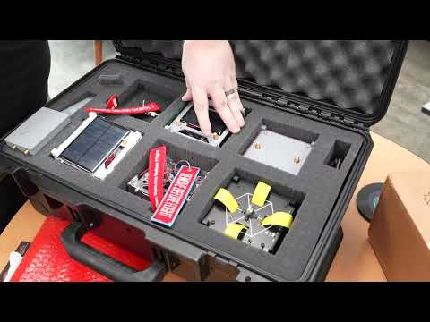 How small can you make a satellite? Here are six in a box!