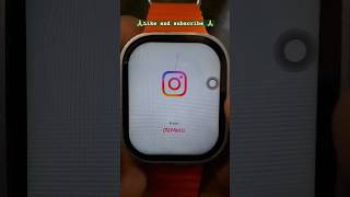 Instagram in T800 ultra smartwatch code in #shorts #viral #t800ultrasmartwatch #trending #watch