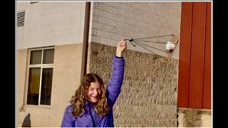 Student centripetal swinging tray, great STEM activity