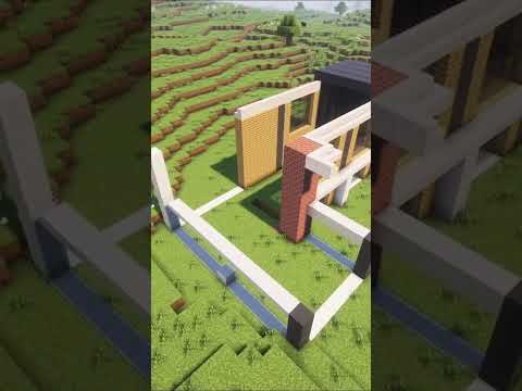 I build the best modern house in Minecraft 🏡✨ #minecraft #shorts