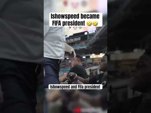 SHOCKING! FIFA President Lets IShowSpeed Be FIFA President for a Day! 😂🔥