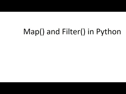 Map() and Filter() in python