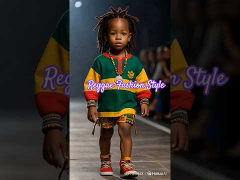 Vibrant & Stylish | Jamaican Vibes #culture #roots #babyfashion   #reggaevibes  #Rastafashion #aiart