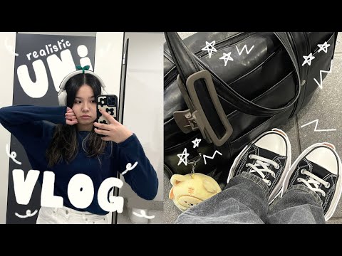 🖇️ realistic nz uni vlog (early lectures, long uni days, friends + food)