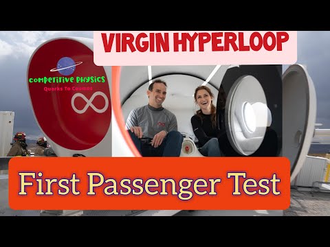 Virgin Hyperloop One - First Passenger Test |  Richard Branson Beats Elon Musk
