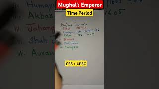 Mughal Emperor | History | CSS #history #mughal #emperor #css2025 #upsc2025