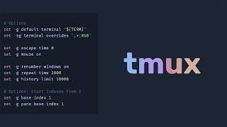 configure your tmux.