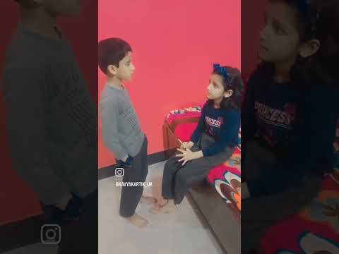 ABCD ATI HAI..?? #shorts #brothersister #twins #comedy