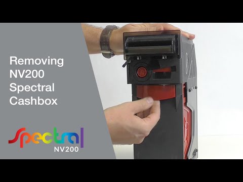 Removing NV200 Spectral Cashbox