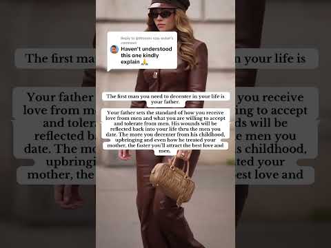 the first man you need to decanter is your father!