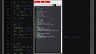 Animated Boat | HTML CSS