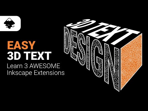 Quick & Easy Perspective 3D Text in Inkscape