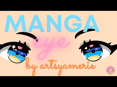 MANGA EYE DRAWING ll EASY EYE DIGITAL DRAWING ll COLORFUL EYE DRAWING ll MANGA EYES EASY llART16
